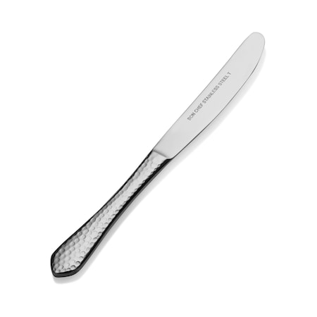 Bon Chef Reflections, Butter Knife, Euro, Solid Handle, Mirror Finish, 13/0, 6.93" , set of 12 S1217
